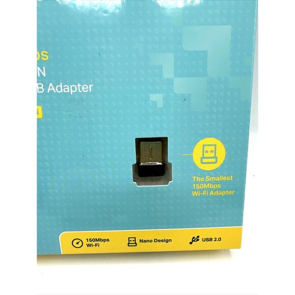 TP-LINK TLWN725N 150Mbps Wireless N Nano USB Adapter- NEW SEALED - Picture 2 of 3
